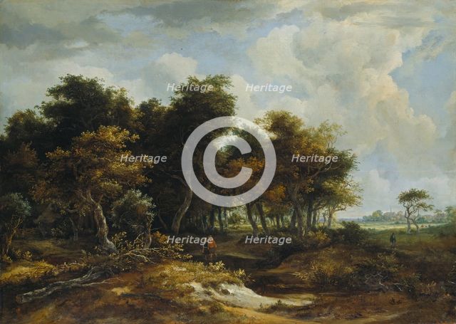 Entrance to a Forest, c1663-1665. Creator: Meindert Hobbema.