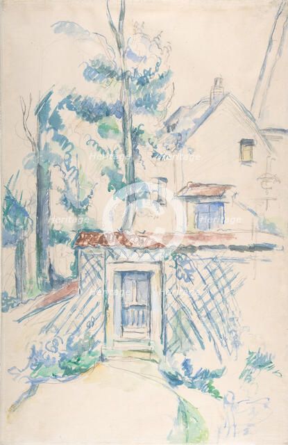 Entrance to a Garden, 1878-1880. Creator: Paul Cezanne.