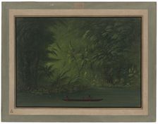 Entrance to a Lagoon, Shore of the Amazon, 1854/1869. Creator: George Catlin