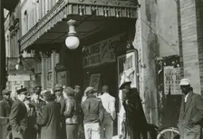 Entrance to a movie house, Beale Street, Memphis, Tennessee, October 1939. Creators: Farm Security Administration, Marion Post Wolcott