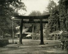 Entrance to a Shinto Temple, in the Nikko district of Japan 1936. Creator: Unknown