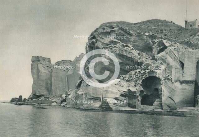 Entrance to a sulphur spring, Ischia, Italy, 1927. Artist: Eugen Poppel.