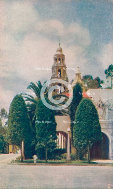 'Entrance to American Tel. and Tel. Exhibit', c1935. Artist: Unknown.