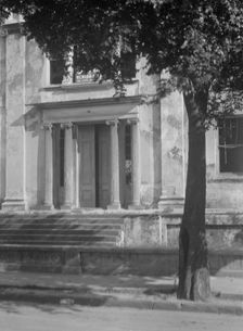 Entrance to an unidentified building, New Orleans or Charleston, South Carolina, c1920-c1926. Creator: Arnold Genthe