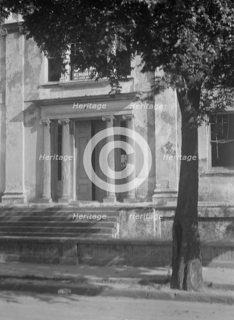Entrance to an unidentified building, New Orleans or Charleston, South Carolina, c1920-c1926. Creator: Arnold Genthe.
