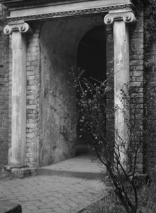 Entrance to an unidentified building, New Orleans or Charleston, South Carolina, c1920-c1926. Creator: Arnold Genthe