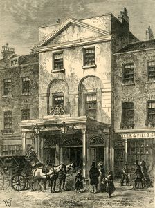Entrance to Astley's Theatre in 1820 (c1878). Creator: Unknown
