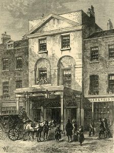 Entrance to Astley's Theatre in 1820 (c1878). Creator: Unknown