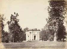 Entrance to Botanical Gardens, Calcutta, 1850s. Creator: Captain R. B. Hill