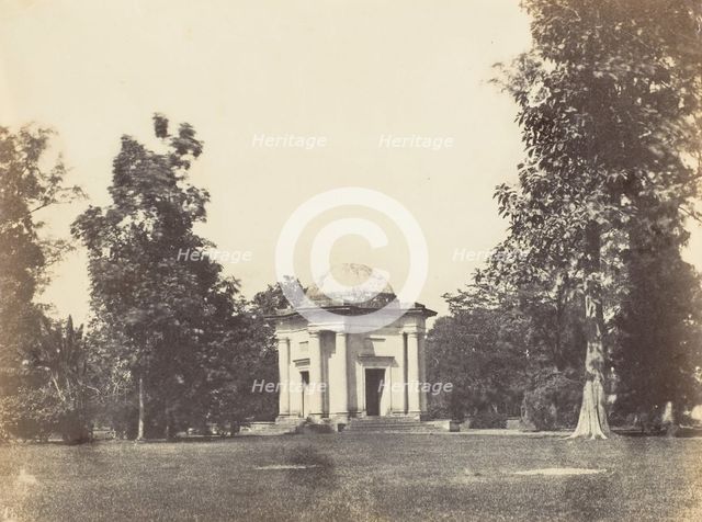 [Entrance to Botanical Gardens, Calcutta], 1850s. Creator: Captain R. B. Hill.
