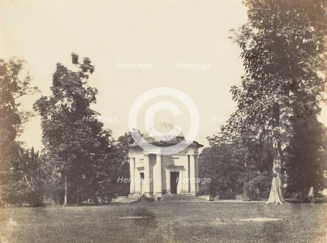 [Entrance to Botanical Gardens, Calcutta], 1850s. Creator: Captain R. B. Hill.