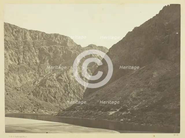 Entrance to Black Cañon, Colorado River, 1871. Creator: Tim O'Sullivan.