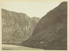 Entrance to Black Cañon, Colorado River, 1871. Creator: Tim O'Sullivan