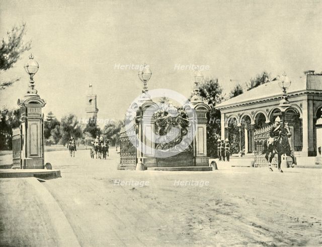 'Entrance to Government House, Melbourne', 1901. Creator: Unknown.