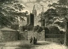 Entrance to Greenwich Observatory, in 1840 (c1878). Creator: Unknown