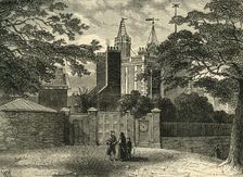 Entrance to Greenwich Observatory, in 1840 (c1878). Creator: Unknown
