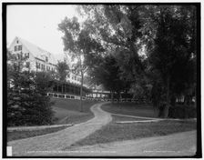 Entrance to grounds, Hyde Manor, Green Mountains, between 1900 and 1906. Creator: Unknown