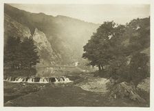 Entrance to Dove Dale, Derbyshire, 1880s. Creator: Peter Henry Emerson