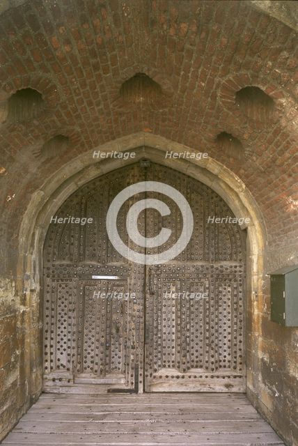 Entrance to Deal Castle, Kent, 1997. Artist: J Bailey