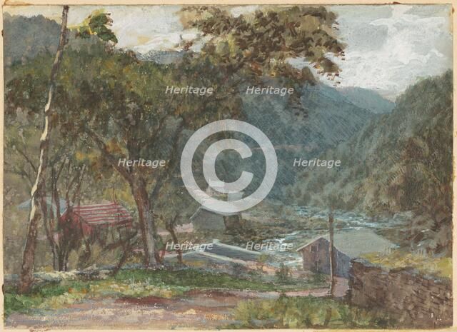 Entrance to Kauterskill Clove, Catskill Mountains, 19th century. Creator: Unknown.