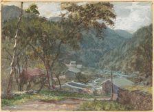 Entrance to Kauterskill Clove, Catskill Mountains, 19th century. Creator: Unknown