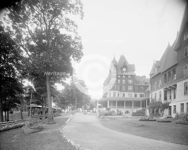 Entrance to Hotel Victory, Put-In-Bay, Ohio, c1906. Creator: Unknown.