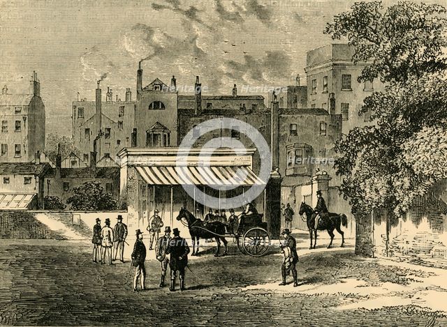 'Entrance to Old "Tattersall's".', c1876. Creator: Unknown.