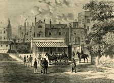 Entrance to Old "Tattersall's". c1876. Creator: Unknown