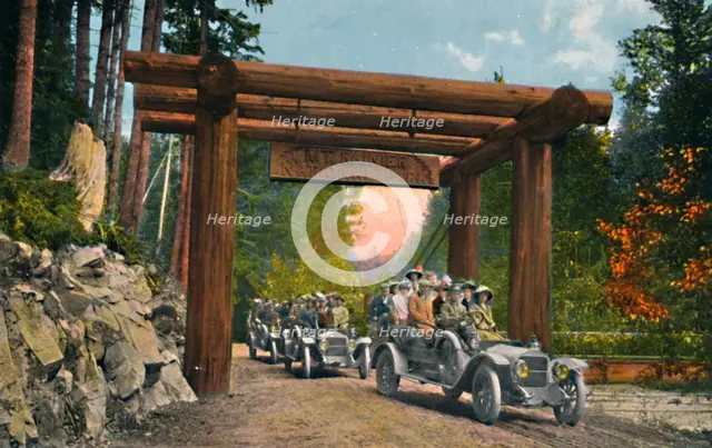 'Entrance to Mount Rainier National Park', c1916. Artist: Asahel Curtis.
