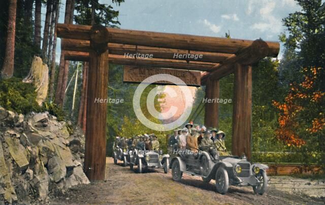 'Entrance to Mount Rainier National Park', c1916. Artist: Asahel Curtis.