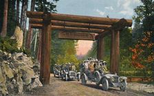 Entrance to Mount Rainier National Park c1916. Artist: Asahel Curtis