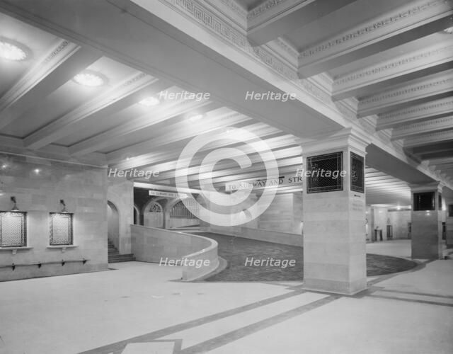 Entrance to suburban concourse, Grand Central Terminal, N.Y. Central Lines, New York, c1910-1920. Creator: Unknown.