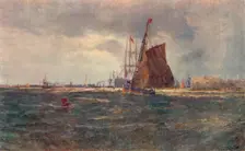 Entrance to Portsmouth Harbour late 19th Century (1906)