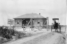 Entrance to proving ground, Sandy Hook, between c1910 and c1915. Creator: Bain News Service