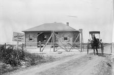 Entrance to proving ground, Sandy Hook, between c1910 and c1915. Creator: Bain News Service