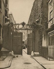 Entrance to Quiet Amen Court in Warwick Lane c1935. Creator: SO Gorse