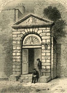 Entrance to Westminster School (1881). Creator: Unknown