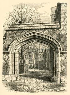 Entrance to Weston's Yard 1911. Creator: Unknown
