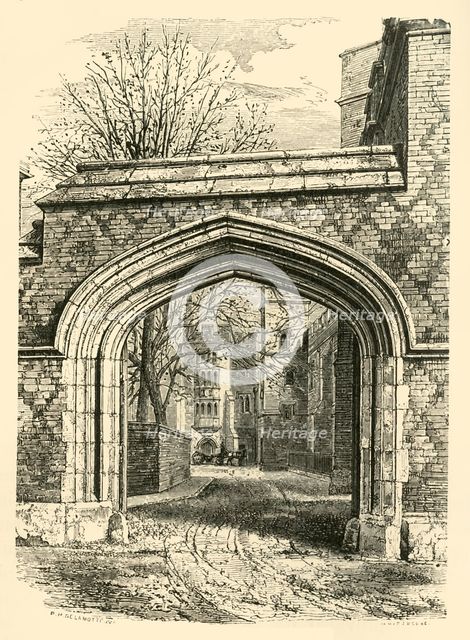 'Entrance to Weston's Yard', 1911. Creator: Unknown.