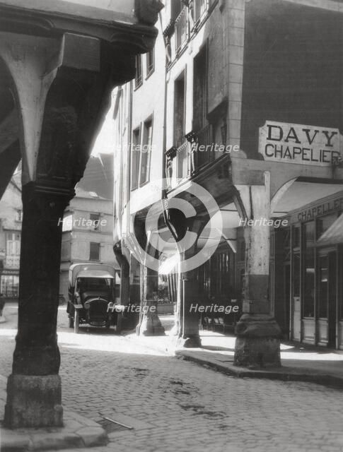 Entrance to the market place, Dinan, Brittany, France, 20th century. Artist: Unknown