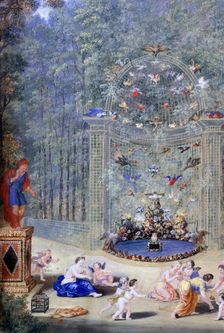 Entrance to the Maze at Versailles 1693. Artist: Jean Cotelle the younger