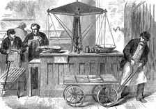 Entrance to the bullion vaults of the Bank of England, London, 1872