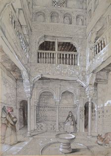 Entrance to the Baths at the Alhambra, c1830s. Artist: John Frederick Lewis