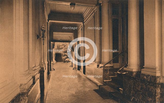 Entrance to the Cuban Embassy in Brussels, Belgium, 1927.  Creator: Unknown.