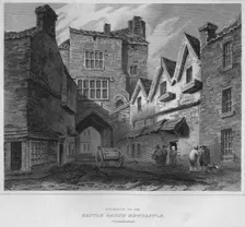 Entrance to the Castle Garth Newcastle, Northumberland 1814. Artist: John Greig