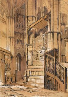 Entrance to the Chapel of Edward the Confessor c1840, (1864)