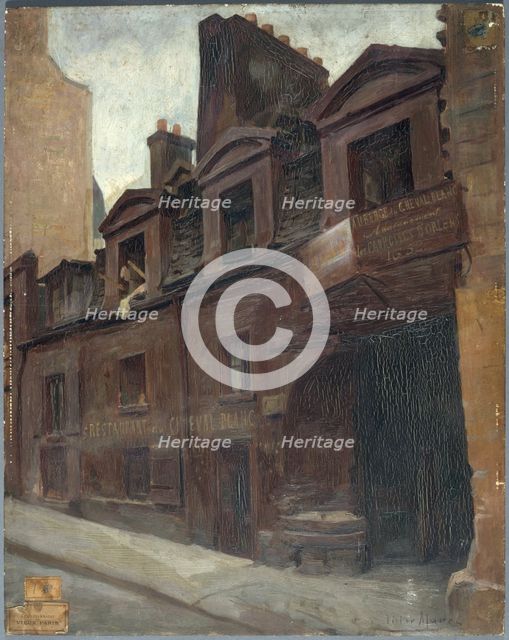 Entrance to the Cheval-Blanc inn, rue Mazet, 1898. Creator: Victor Marec.