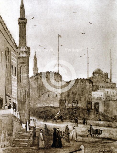 Entrance to the city, Cairo, Egypt, 1928. Artist: Louis Cabanes