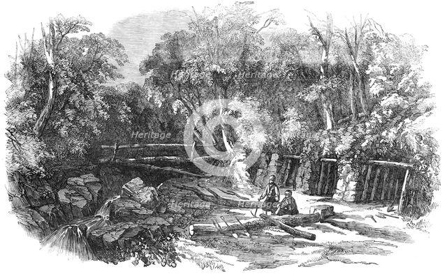 Entrance to the Coal-Mine of Heraclea, on the Black Sea, 1854. Creator: Unknown.