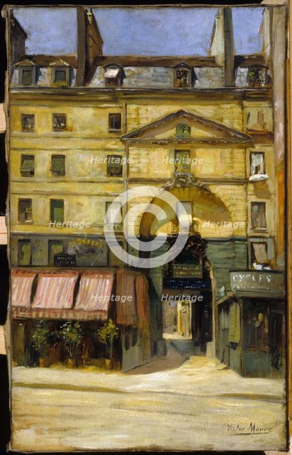 Entrance to the Cour de Dragon, c1901. Creator: Victor Marec.
